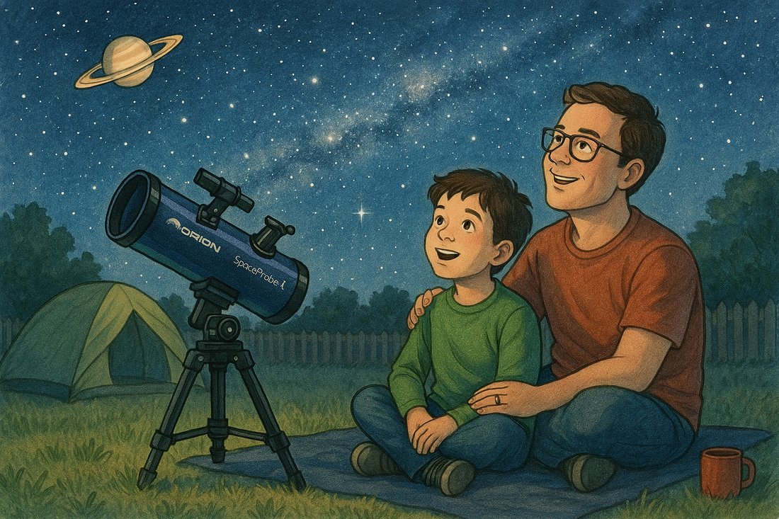 š Backyard Stargazing: A Summer Night to Remember with My Son and Our Telescope