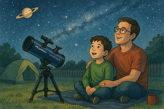 🔭 Backyard Stargazing: A Summer Night to Remember with My Son and Our Telescope